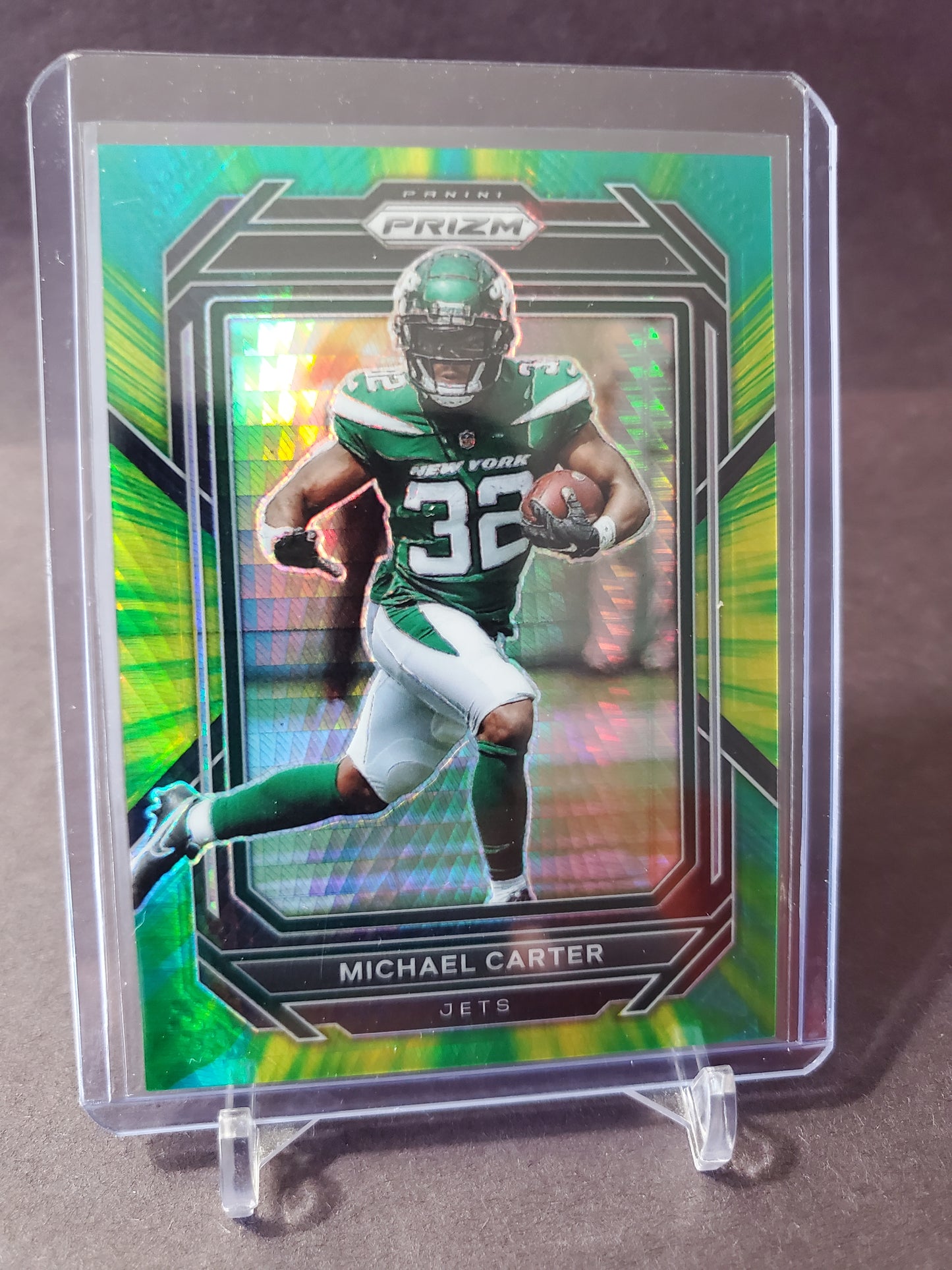 2022 Panini Prizm Michael Carter Hyper Prizm /175 Refractor #226