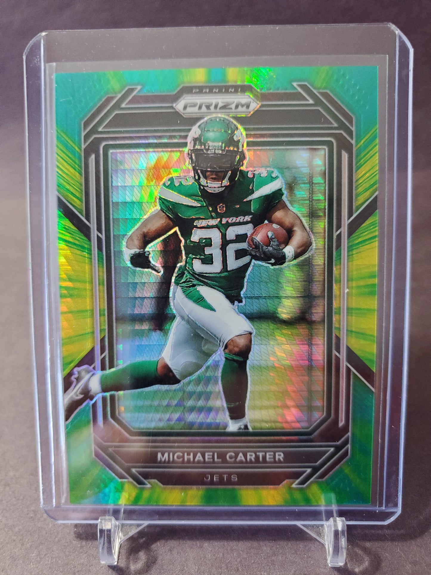 2022 Panini Prizm Michael Carter Hyper Prizm /175 Refractor #226